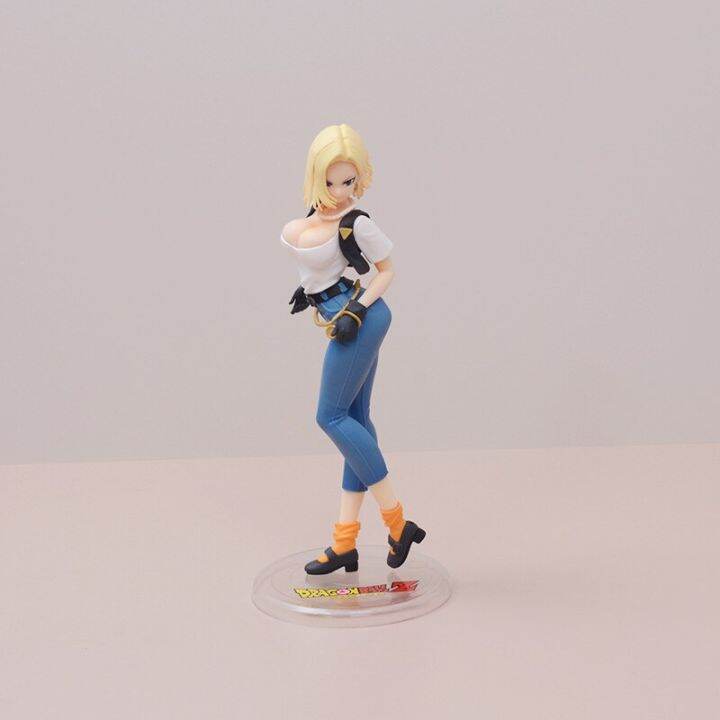 20ซม-อะนิเมะญี่ปุ่น-dragon-ball-z-รูป-gk-เกมรูปปั้น-android-18-lazuli-pvc-action-figure-ของเล่นตุ๊กตาสะสม