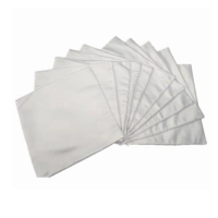 40X40 White Plain Sublimation Blanks Pillow Case Cushion Cover Pillowcase for Heat Transfer Press As DIY Gift 20Pcs
