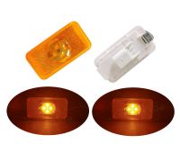 1Pc 24v Yellow Amber Led Reflector For Volvo Side marker lamp For Volvo clearance Light for Volvo FH VOLVO FM series Truck