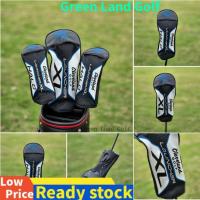 2023 NEW for✒✻▦ Cleveland Golf Club Cover 1 3 5 Golf Wood Headcovers For Driver Fairway Woods cover PU Leather Head Covers Set Protector Golf Accessories