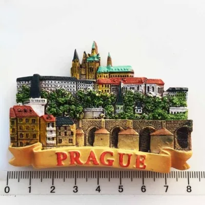 Czech Republic Tourist Souvenirs Fridge Magnets Prague Travelling Fridge Stickers Magnetic Stickers for Message Board Nice Gifts