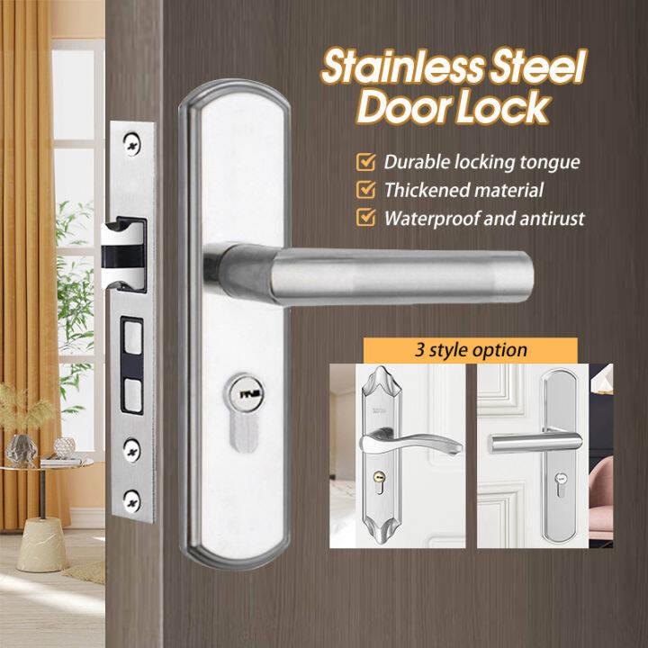 Stainless Steel Door Lock Home Room Door Lock Main Door Lock Bedroom