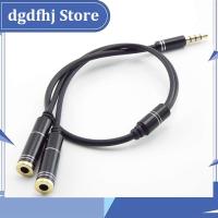 Dgdfhj Shop 3.5mm Stereo Audio Cable Male to 2 Female Y Splitter Cable Mobile Phone Headset Mic Adapter Converter Connector