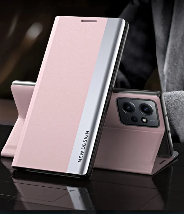 จับคู่ธุรกิจอย่างมีสไตล์-เคสสำหรับ-xiaomi-redmi-note-12-pro-plus-note12-pro-note12pro-plus-4g-5g-เคสมือถือขาตั้งหนังสุดหรูเคสกันกระแทกมือถือมีที่จับ4-generation