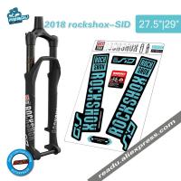 สติกเกอร์ตะเกียบหน้ารถจักรยานภูเขา2018 Rockshox SID สติ๊กเกอร์ตะเกียบหน้าจักรยาน