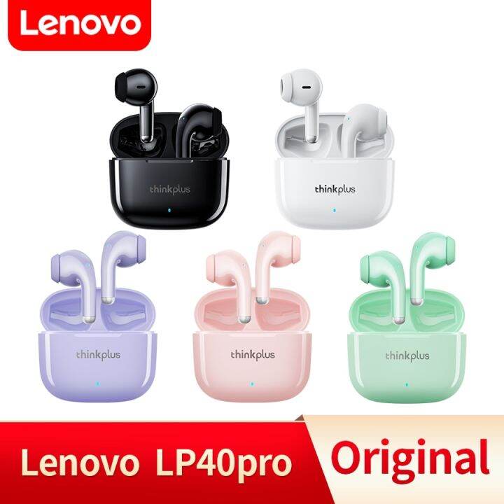 lenovo-lp40-pro-tws-หูฟังบลูทูธไร้สาย5-1หูฟังลดเสียงรบกวนสปอร์ต250mah-ใช้ได้กับแอนดรอยด์และ-ios