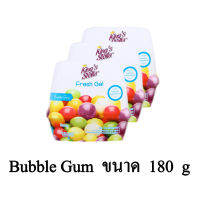 Kings Stella Fresh Gel น้ำหอม เจลหอมปรับอากาศ กลิ่น Bubble Gum ขนาด 180g.x3 ( 2แถม1/แพ็ค)