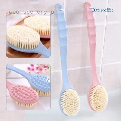 ¤❄ Bath Brush Body Bristle Scrubber Handle Long Bamboo Back Scrub Skin Massage Soft