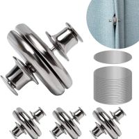 ☫ Magnetic Curtain Button Clip Detachable Magnet Buckle For Curtain Light Leakage Prevention Button No-punching Buckle Home Decor