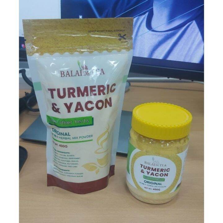 Balai De Tea Turmeric Yacon 19 In 1 Herbal Mix Powder Lazada Ph