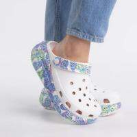 CROCS CRUSH BUTTERFLY CLOG รองเท้าลำลองcrocsเพ้นท์ลายผีเสื้อสวยๆ รุ่นใหม่ล่าสุด สินค้าแท้100%