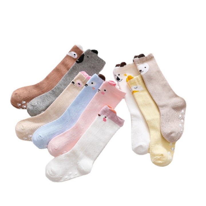 Cute animals baby socks cotton Comfortable knee socks | Lazada PH