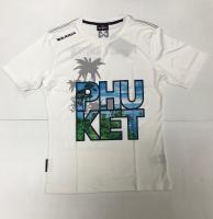 เสื้อคอกลมพิมพ์ลาย  สโมสรภูเก็ต ยูไนเต็ด รุ่น WA-PK10M (สีขาว)