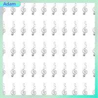 ADAM 100 Pcs โลหะสำหรับตกแต่ง จี้รูปโน้ตดนตรี สัญลักษณ์เพลง วินเทจ การหา สร้อยคอสำหรับผู้หญิง