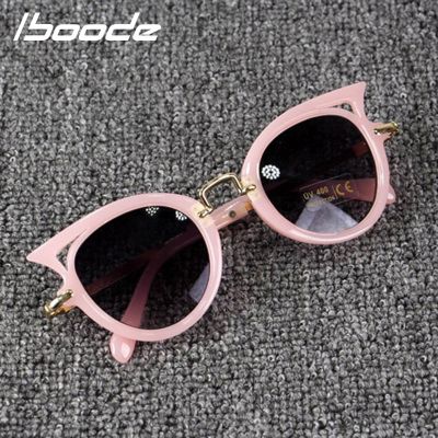 iboode Kids Sunglasses Girls Brand Cat Eye Children Glasses Boys UV400 Lenses Baby Sun glasses Cute Eyewear Shades Goggles