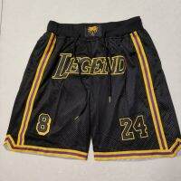 Black Legend ขนาดสหรัฐอเมริกากางเกงขาสั้นบาสเก็ตบอลผู้ชาย Mamba Jersey Basket เย็บทั้งหมด