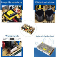 หม้อแปลงไฟฟ้ากระแสตรง12โวลต์20A สวิตช์จ่ายไฟสลับควบคุมสากลสำหรับระบบรักษาความปลอดภัยไฟแถบไฟ LED