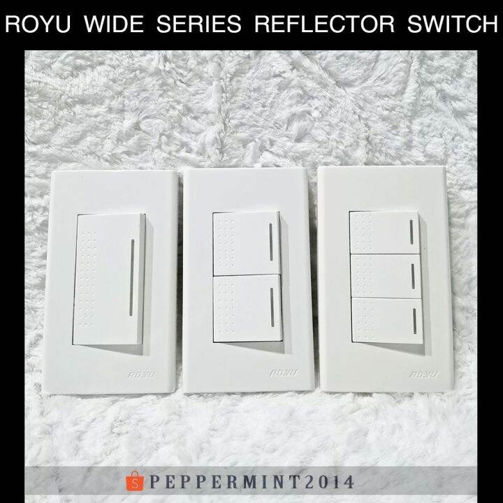 Royu Wide Series Switch With Reflector Set And Gang Wd Wd Wd Wiring Electrical