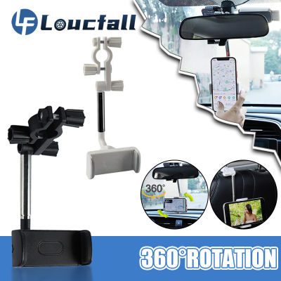 360องศาเจ้าของรถศัพท์รถกระจกมองหลังเมาที่วางศัพท์สำหรับ 12 GPS ที่นั่งมาร์ทโฟนยืนปรับสนับสนุน