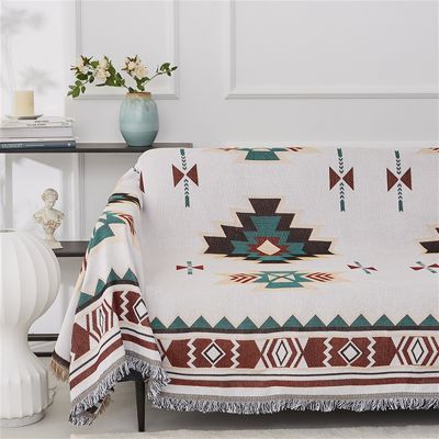 【CW】❈  Blankets Outdoor Rugs Camping Blanket Boho Bed Sofa Mats Rug Tassels