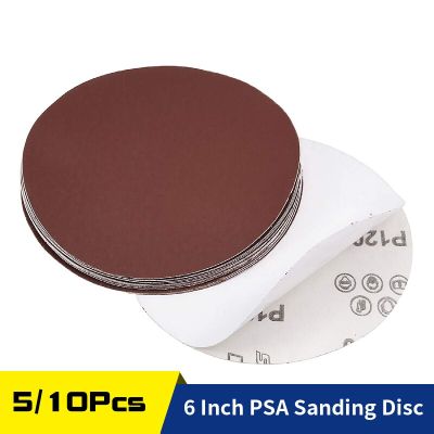 6 Inch PSA Sanding Discs 40-2000 Grits Self Stick Aluminum Oxide Sandpaper for Random Orbital Sander Wood Metal Dry Polishing Cleaning Tools