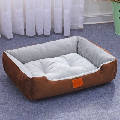 68x55cm Warm Dog House Soft Cat Litter Four Seasons Nest Pet Large Bed Baskets Waterproof Kennel For Cat Puppy Drop Shipping