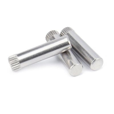 304 Stainless Steel Knurled Pin Pin Engsel Kota Mainan Menghubungkan Batang Kunci Silinder Posisi Pin Poros M1.5M2M2.5M3M4M5M6M8