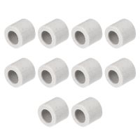 [HEME LL] Uxcell 10 Pcs 8mm Dia Ceramic Insulation Tube Single Bore Porcelain Insulator Pipe For Heating Element - Pipes -