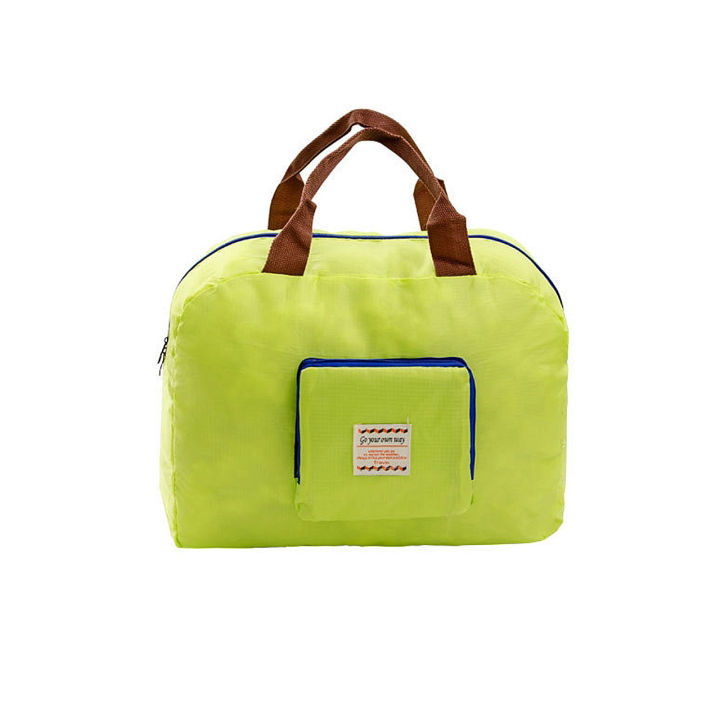 กระเป๋าผ้าเดินทางอเนกประสงค์-กันน้ำ-พับเก็บเป็นใบเล็กได้-สำหรับพกพาเดินทาง-ผลิตจากผ้าโพลี-ขนาดกระทัดรัด-น้ำหนักเบา