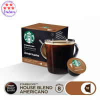 Starbucks® House Blend จาก NESCAFE Dolce Gusto สตาร์บัคส์ เฮาส์ เบลนด์ อเมริกาโน่(1กล่องมี 12 แคปซูล) รหัสสินค้า BICse0879uy