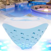 New RGB Floating Pool Light Color Changing Tub Floating Projection Lamp Battery Operated 6 Mode Waterproof For Outdoor Pool