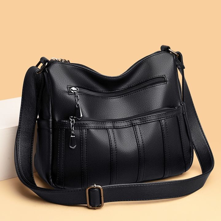 handbag-branded-กระเป๋าผู้หญิง-2023-กระเป๋าผู้หญิงใหม่ด้ายเย็บปักถักร้อยแบบสบายๆผู้หญิง-messenger-วัยกลางคนกระเป๋าถือแม่