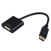 Display Port To DVI Cable Adapter Converter Male To Female 1080P For Monitor Projector Displays