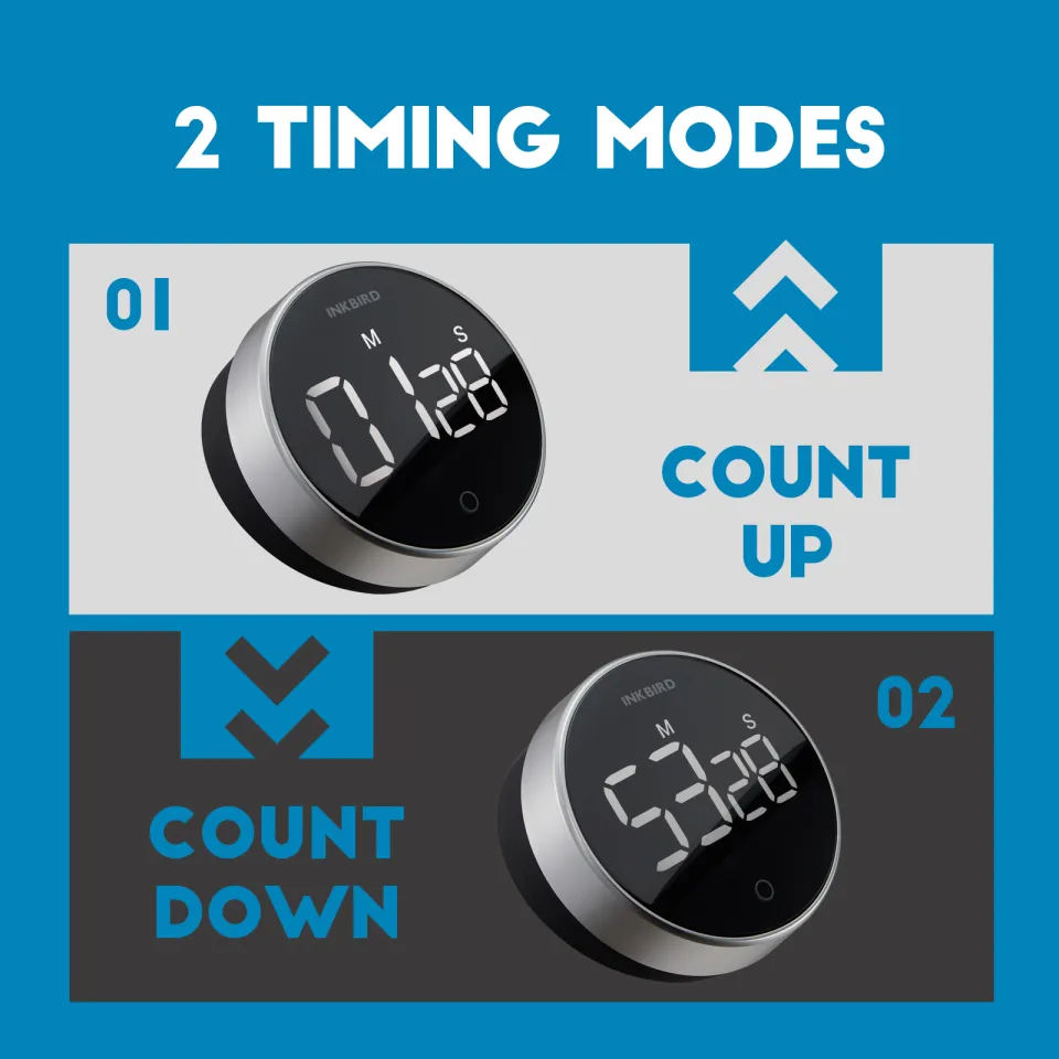 INKBIRD Digital Rechargeable Countdown Kitchen Timer Clock IDT-01