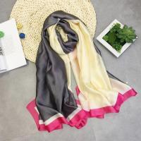 chomstudio ผ้าคลุมไหล่ ผ้าพันคอ silk satin เงางาม นุ่ม ลื่น สวย