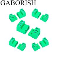 5 Sets 5.08mm Pitch Male Female No Soldering Green Phoenix Type Connector 3 Pin PCB Screw Terminal Block