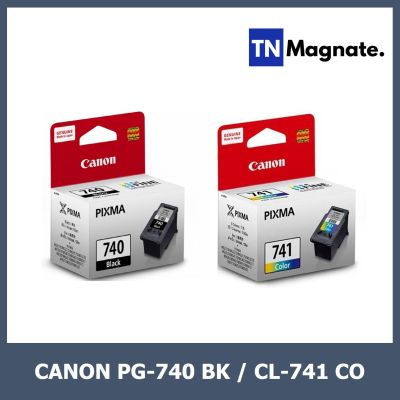 [หมึกพิมพ์] Canon รุ่น PG 740 BK/CL 741 CO Ink (Black หรือ Color) เลือกสี 1 กล่อง - choose the color