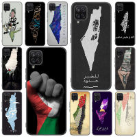 Palestine Map Arabic Case For Samsung Galaxy M12 M32 M21 M51 M11 M30S M31S Note 10 Lite 20 Ultra J2 Core J6 J8 2018 J4 Plus