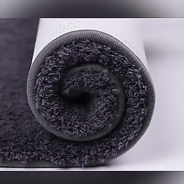 Super Thick Fluff Fiber Bath Mats permaidani bilik mandi yang selesa