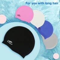 【CW】 2022 Cap Silicone Men Size Colorful Adult Hair Elastic Adults Swim Pool Hat