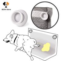 2PCs Pee Pad Holder for Dogs Universal Wall Mount Puppy Potty Training Pee Pad Holder Strong Magnet Pet Supplies Accessories Cleaning Tools