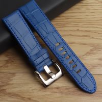 22 mm Genuine Leather Watchband Men 39;s Watch Strap for Montblanc Star 36065 Wtach Band Belt Bracelet Brown Black blue