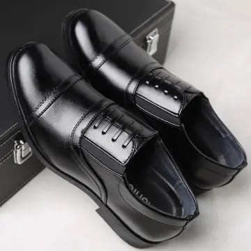 Mens black deals pointed shoes