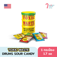 Toxic Waste Drums Sour Candy ลูกอมเปรี้ยวจี๊ด ขนมอเมริกา usa