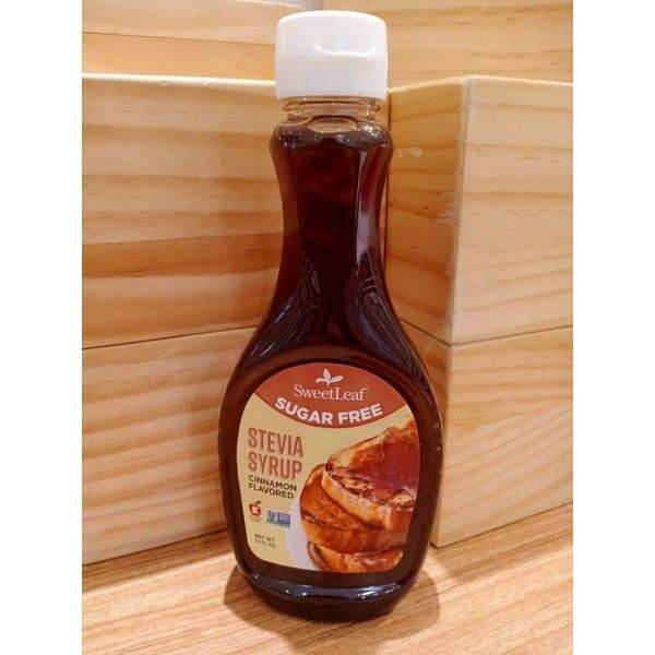 SweetLeaf Sugar Free Stevia Pancake Syrup Cinnamon Flavored 12 Fl Oz