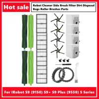 For iRobot Roomba S9(9150) S9+(9550) S Series Robot Cleaner Side Brush Filter Dirt Disposal Bags Roller Brushes Parts Vacuum Cleaners Accessories