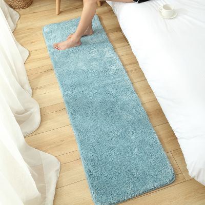 [COD] Bedroom bedside carpet long strip girl cute net red floor mat front of the bed home childrens baby anti-fall