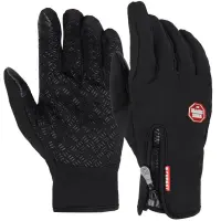 Nylon Outdoor Cycling Warm Windproof Waterproof Touch Screen Fleece Gloves