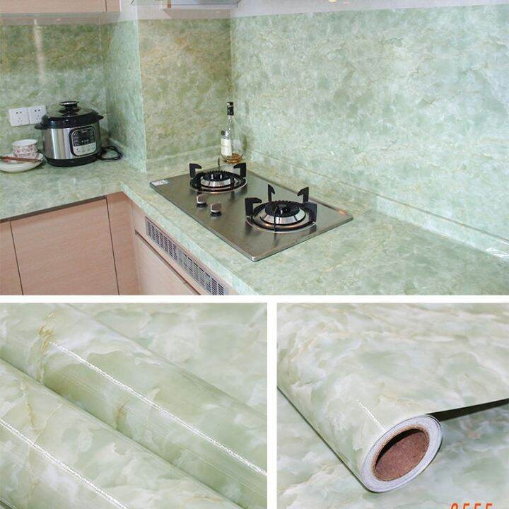 kitchen-waterproof-and-oil-proof-sticker-self-adhesive-wallpaper-cabinet-stove-high-temperature-marble-sticker-wall-decor