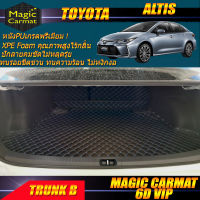 Toyota Altis 2019-รุ่นปัจจุบัน Trunk B (เฉพาะถาดท้ายรถแบบ B) ถาดท้ายรถ Toyota Altis พรม6D VIP Magic Carmat